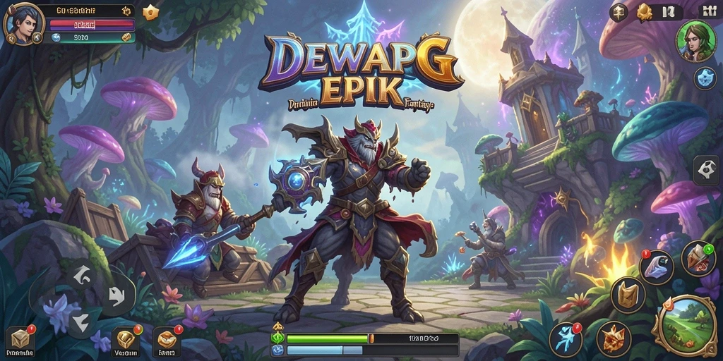Tampilan gameplay DEWAPG yang menegangkan dan penuh aksi.
