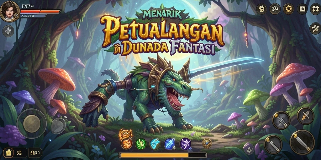 Tampilan menakjubkan gameplay petualangan F7F7.