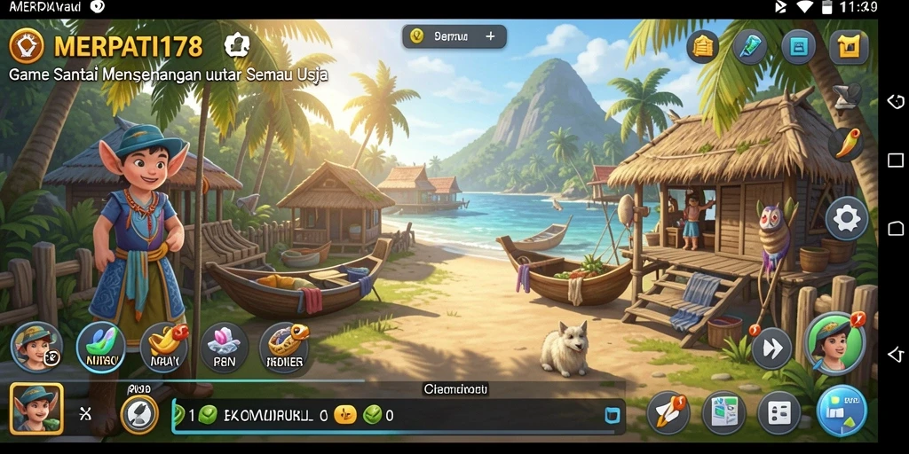 Screenshot gameplay MERPATI178 dengan grafis cerah dan seru.