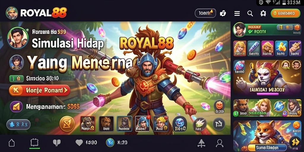 Tampilan gameplay <strong>ROYAL88</strong> yang menarik dan interaktif.