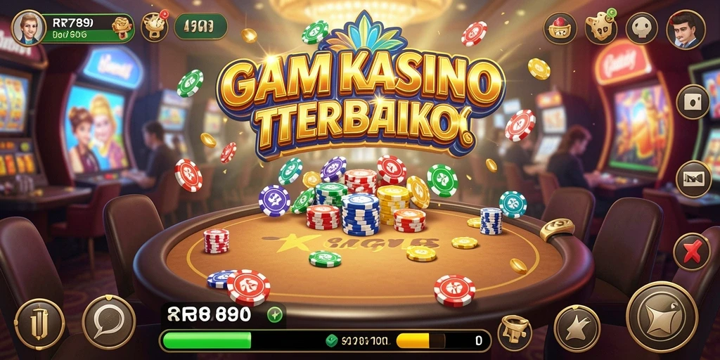 Tampilan gameplay seru dalam RR789 yang memukau.