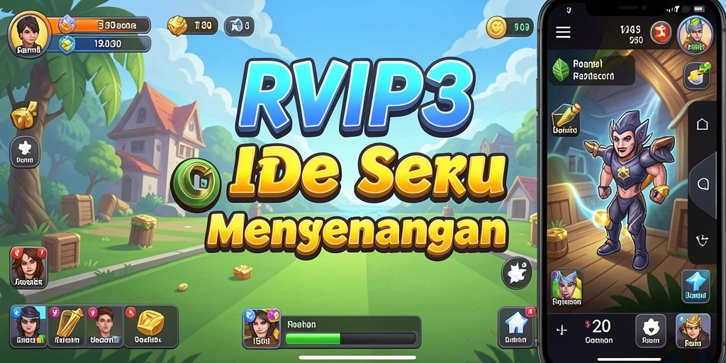 Tampilan menarik dari gameplay RVIP3 yang menggambarkan keseruan Idle.