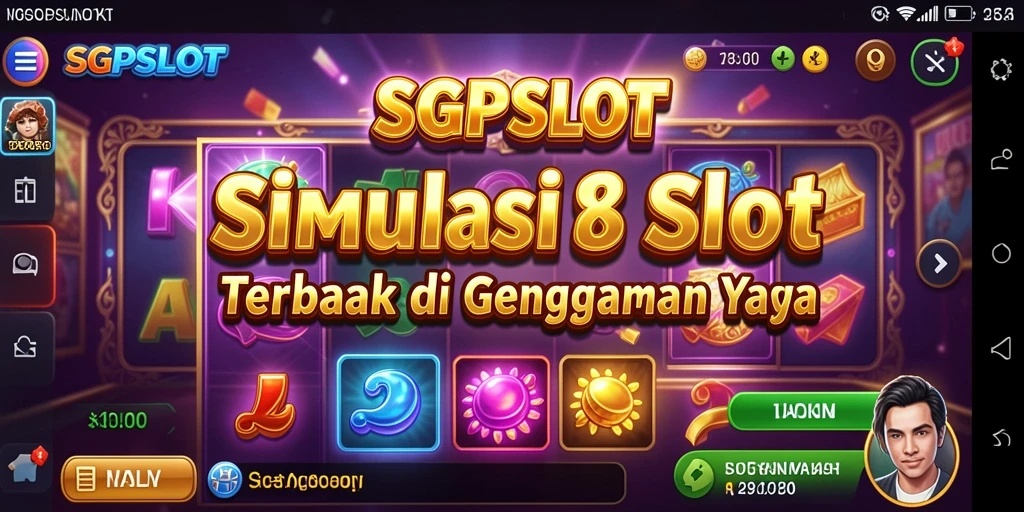 Tangkapan layar utama SGPSLOT menampilkan gameplay slot yang menarik.